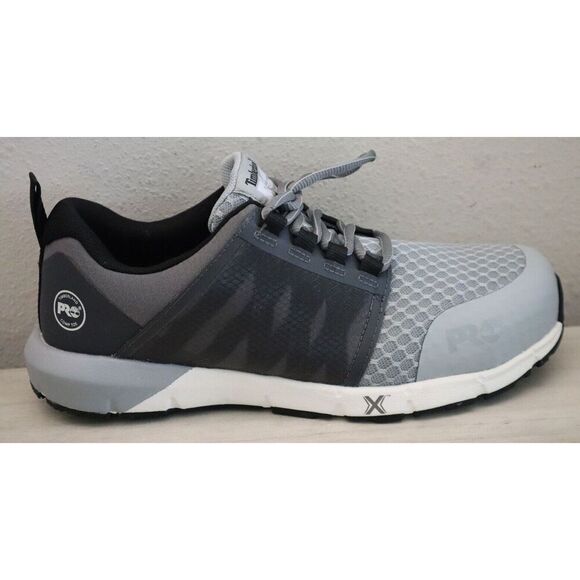 Timberland PRO Men's 7.5M Gray Radius CT Composite Toe Work Shoes - Picture 7 of 9